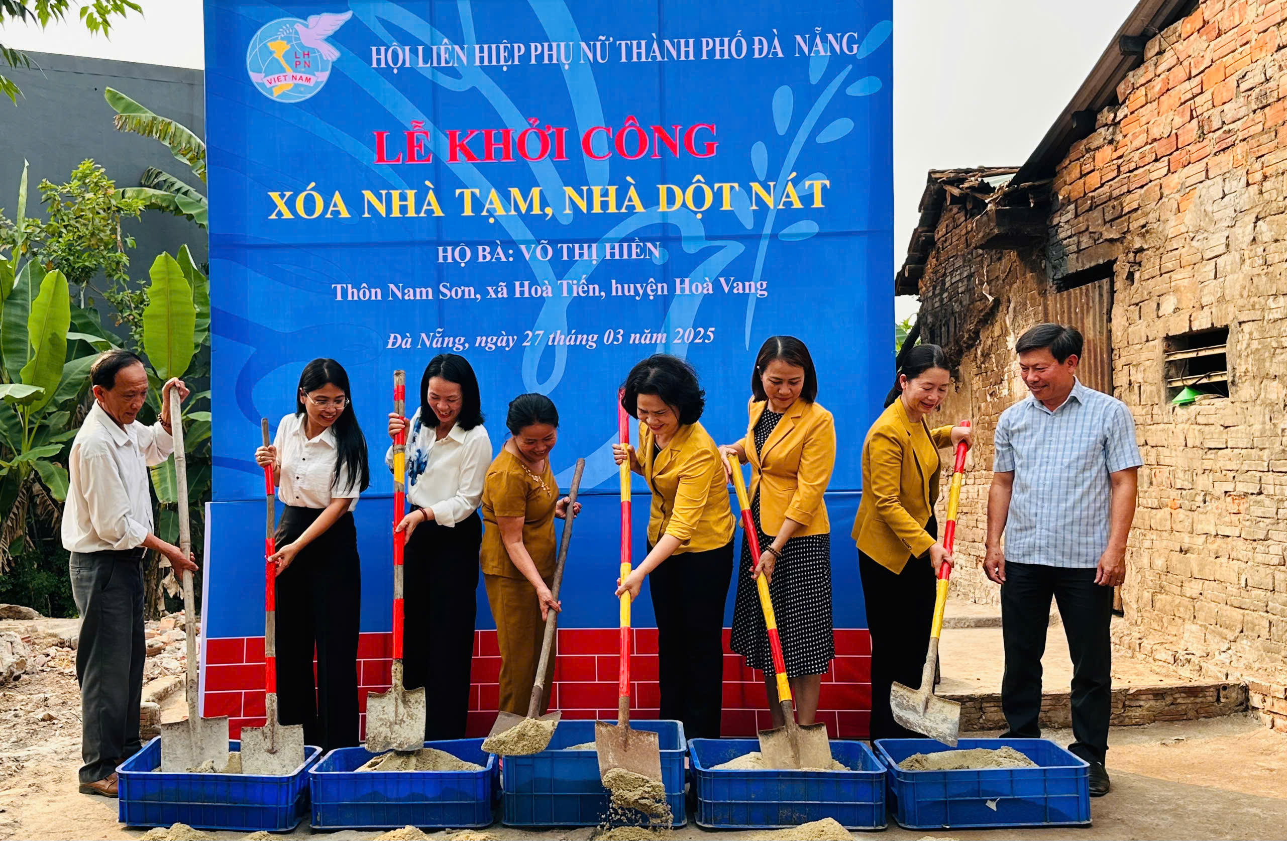 Hội Liên hiệp Phụ nữ thành phố Đà Nẵng: Khởi công thực hiện Chương trình “Xoá nhà tạm, nhà dột nát”