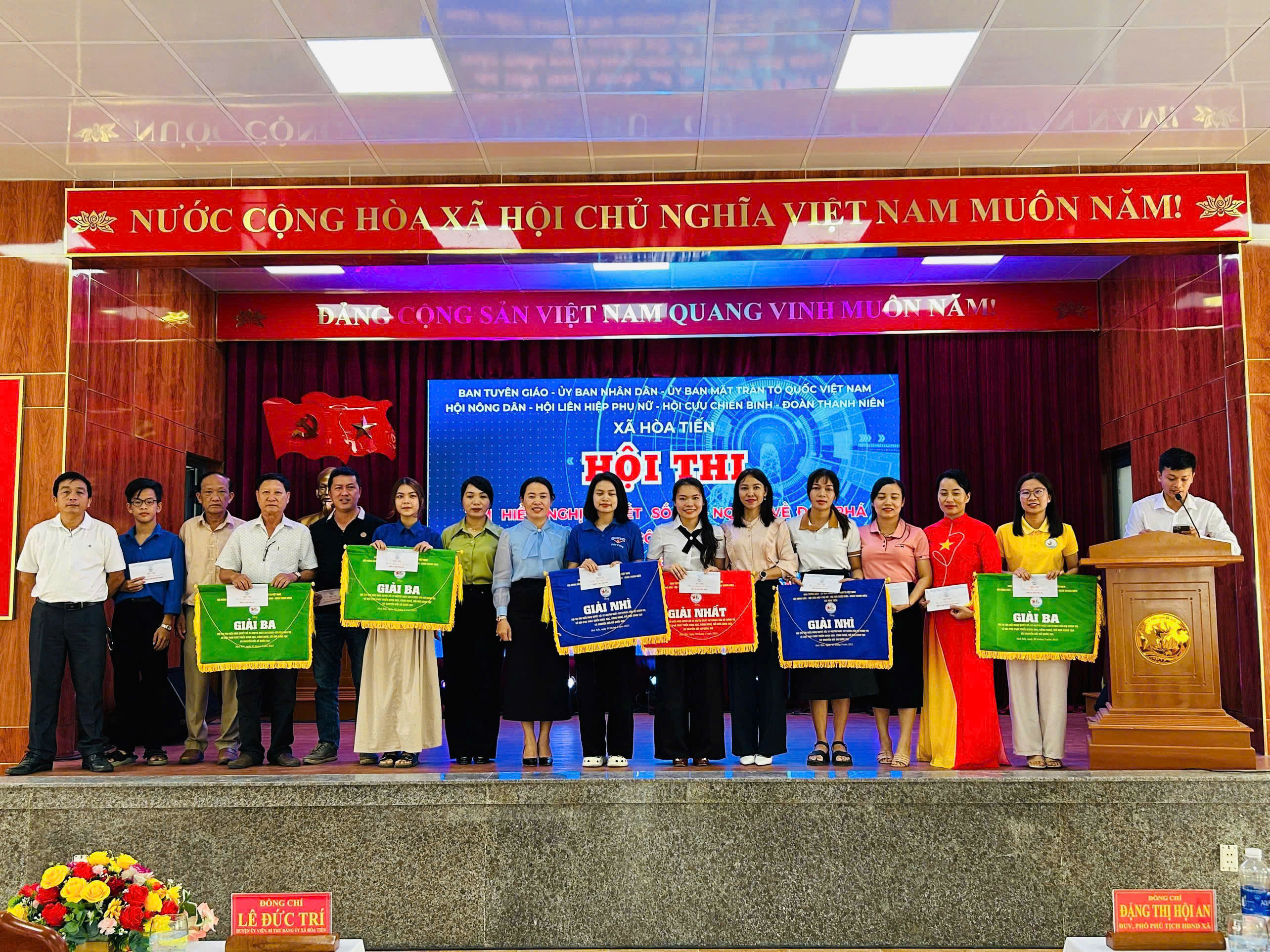 Hoà Tiến: Sôi nổi Hội thi tìm hiểu về đột phá phát triển khoa học công nghệ, đổi mới sáng tạo và chuyển đổi số Quốc gia