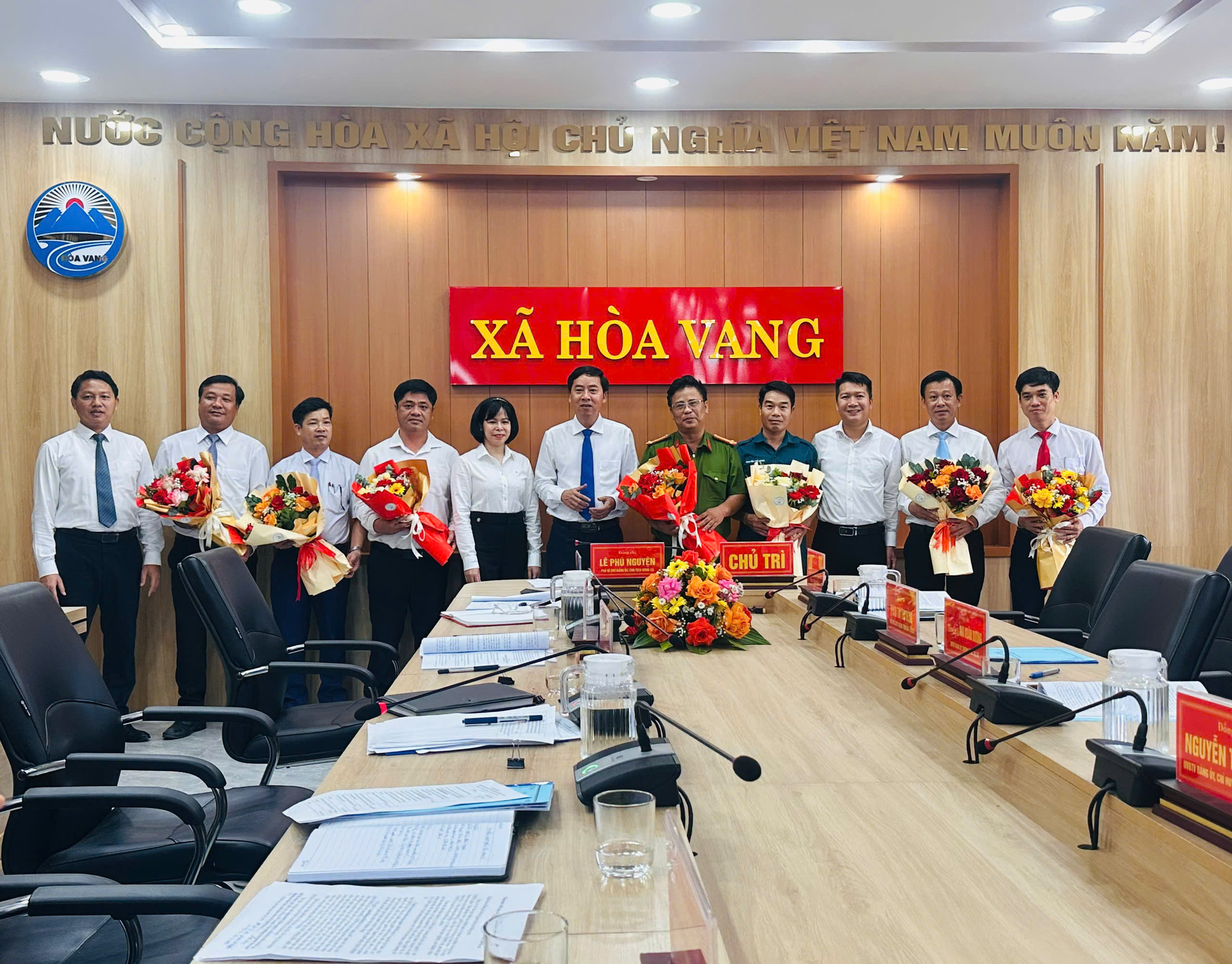 UBND xã Hòa Vang tổ chức phiên họp thường kỳ đầu tiên