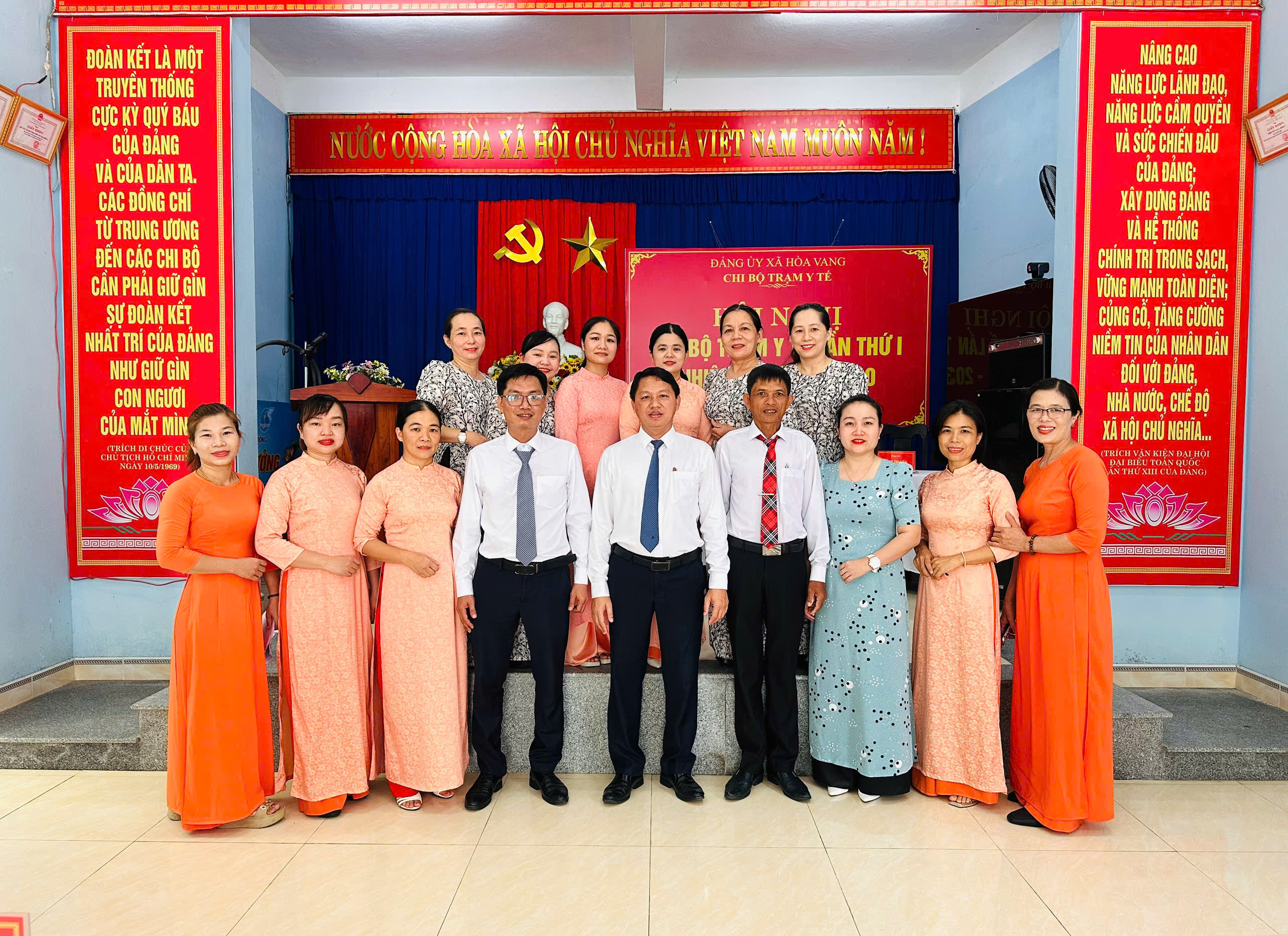 Chi bộ Trạm Y tế xã Hòa Vang tổ chức Hội nghị lần thứ nhất, nhiệm kỳ 2025–2030