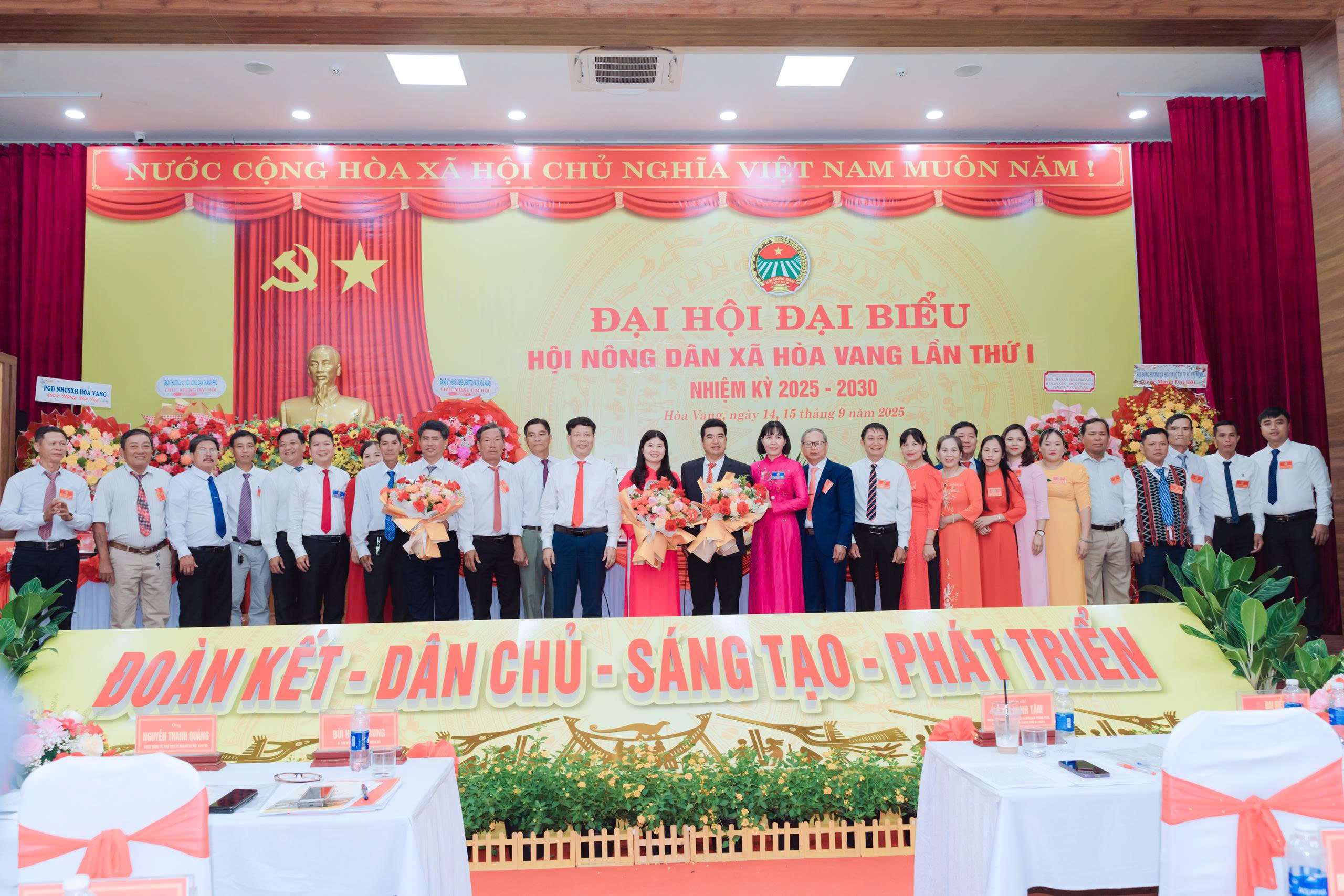 Hội Nông dân xã Hòa Vang tổ chức Đại hội đại biểu lần thứ I, nhiệm kỳ 2025-2030