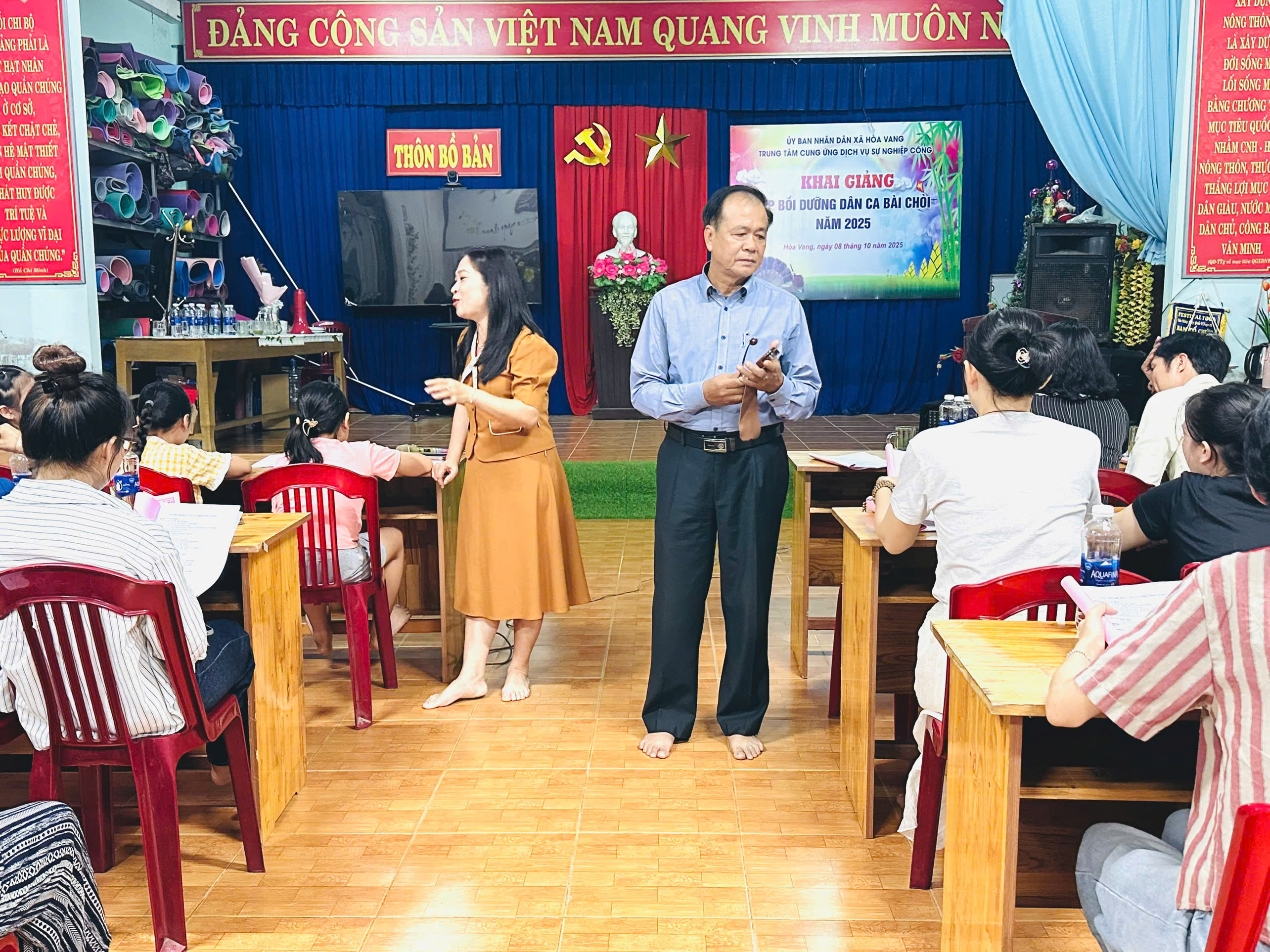 Khơi dậy tình yêu dân ca Bài Chòi ở làng văn hóa Bồ Bản