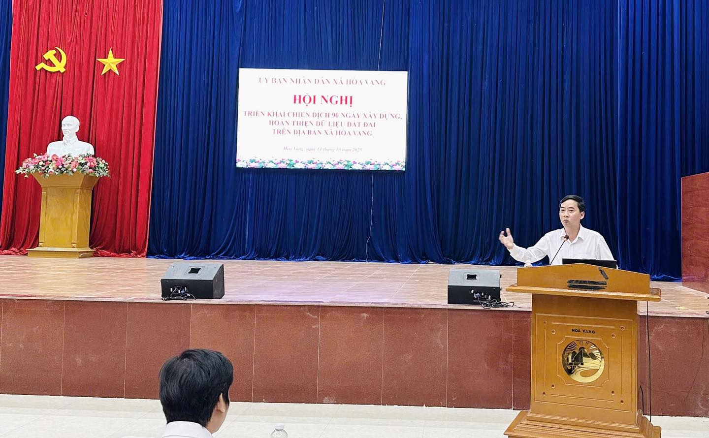 XÃ HÒA VANG TRIỂN KHAI CHIẾN DỊCH 90 NGÀY XÂY DỰNG, HOÀN THÀNH CƠ SỞ DỮ LIỆU ĐẤT ĐAI