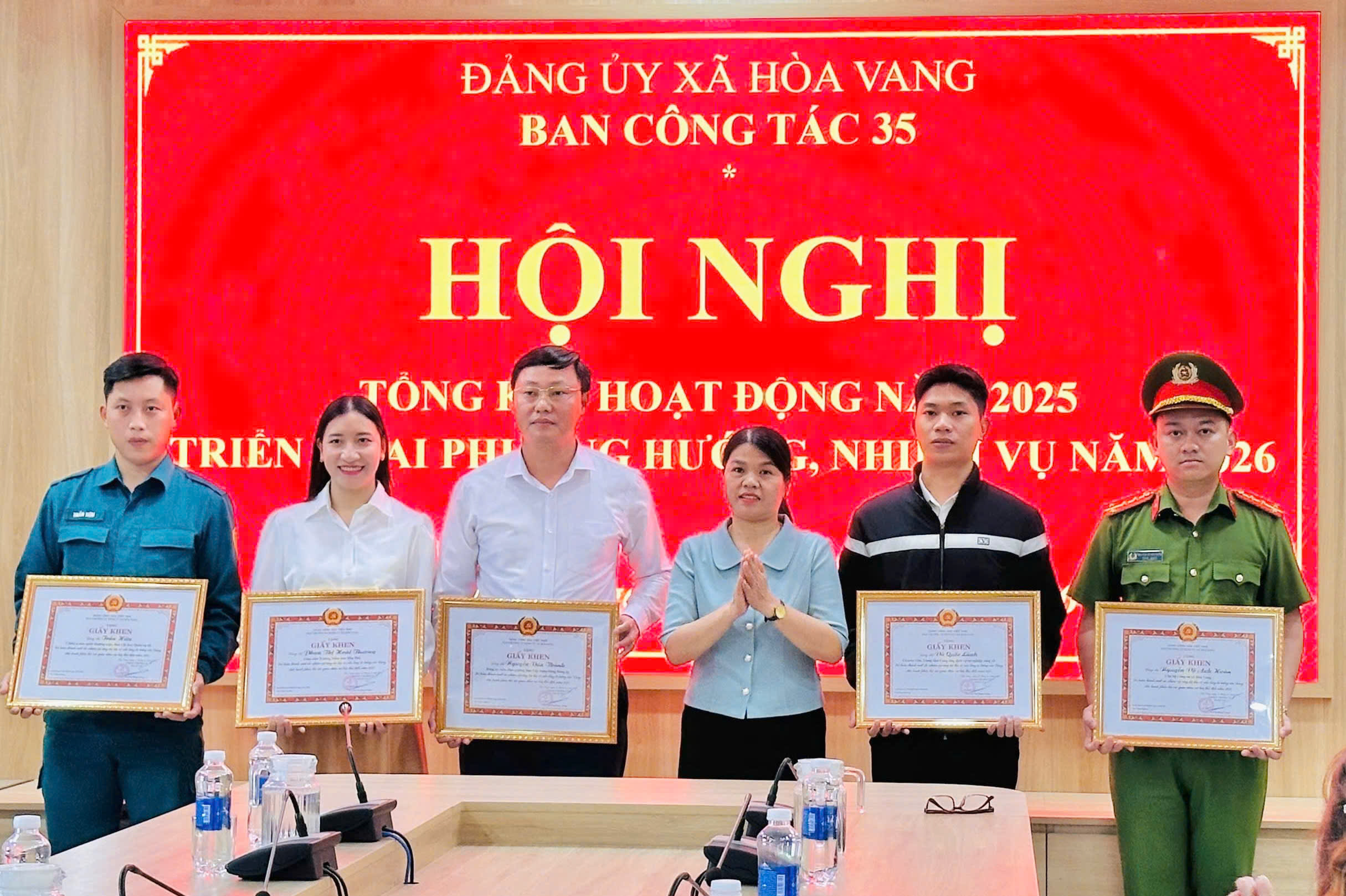 Ban Công tác 35 Đảng ủy xã Hoà Vang tổ chức Hội nghị tổng kết công tác năm 2025