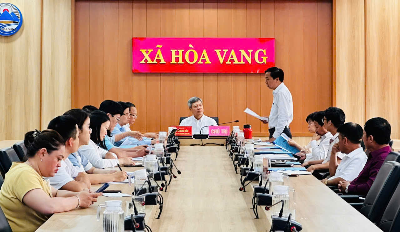 Hòa Vang: PCT UBND thành phố Hồ Quang Bửu làm việc về mô hình cấp tài khoản an sinh xã hội cho người dân