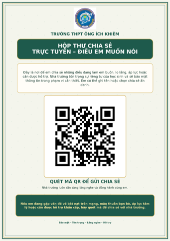 KHI NỀ NẾP ĐI QUA MÀN HÌNH: TỪ MÃ QR ĐẾN “LÁ CHẮN SỐ” BẢO VỆ HỌC SINH