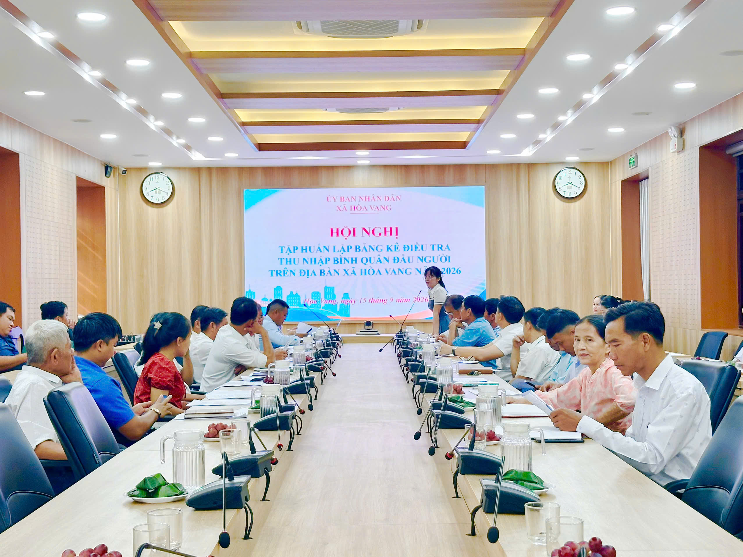 Hòa Vang: Tập huấn điều tra thu nhập bình quân đầu người năm 2026