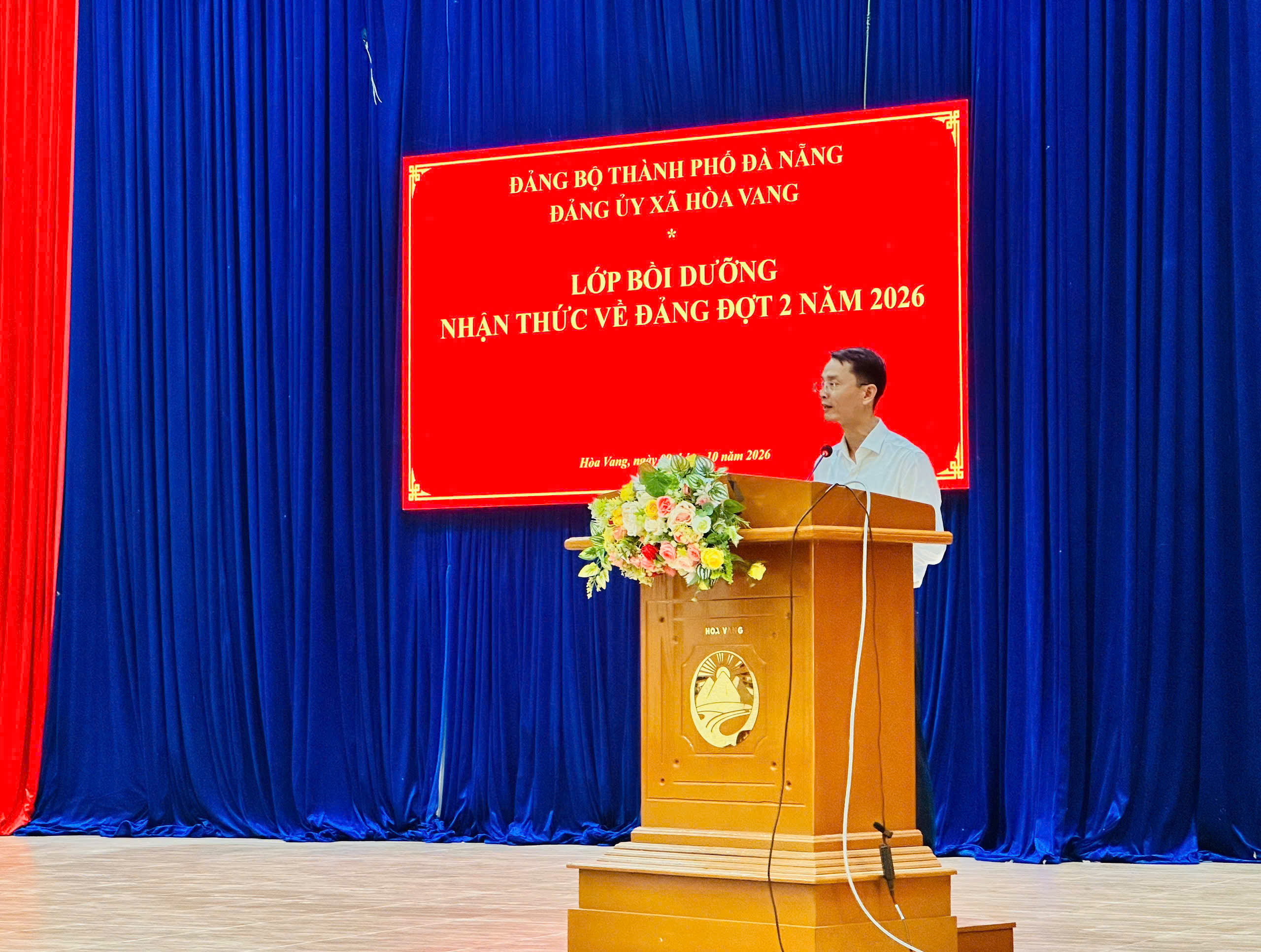 Hòa Vang: Khai giảng lớp Bồi dưỡng nhận thức về Đảng đợt 2 năm 2026