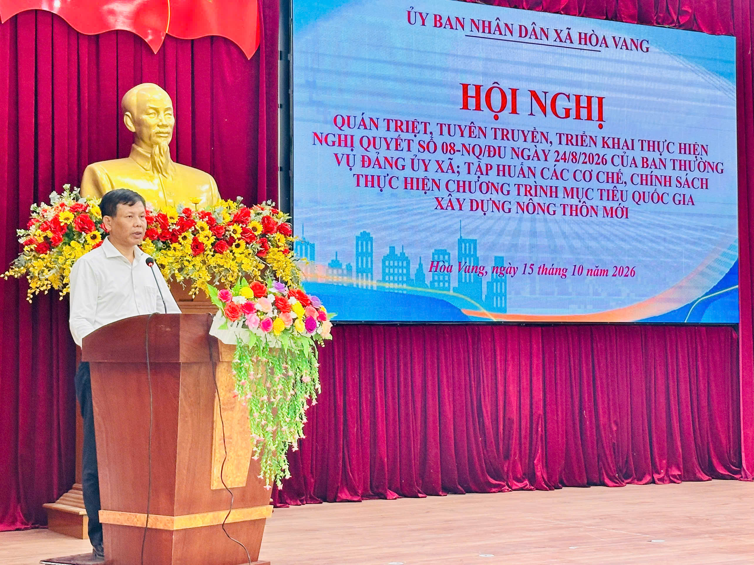 Hòa Vang triển khai Nghị quyết xây dựng nông thôn mới, phấn đấu đạt chuẩn năm 2027